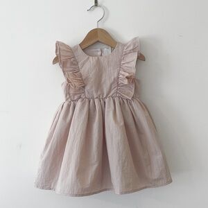 EUC Blush Flutter Sleeve Special Occassion Spring Summer Dress